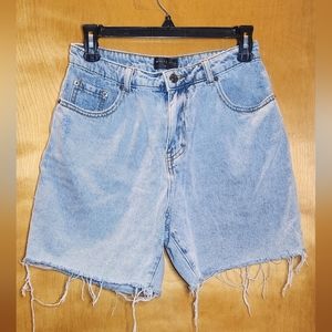 White Fox High Rise Jeans Shorts size Medium